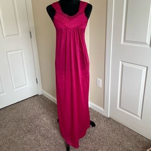 vintage 90s gorgeous scarlet red night gown size small